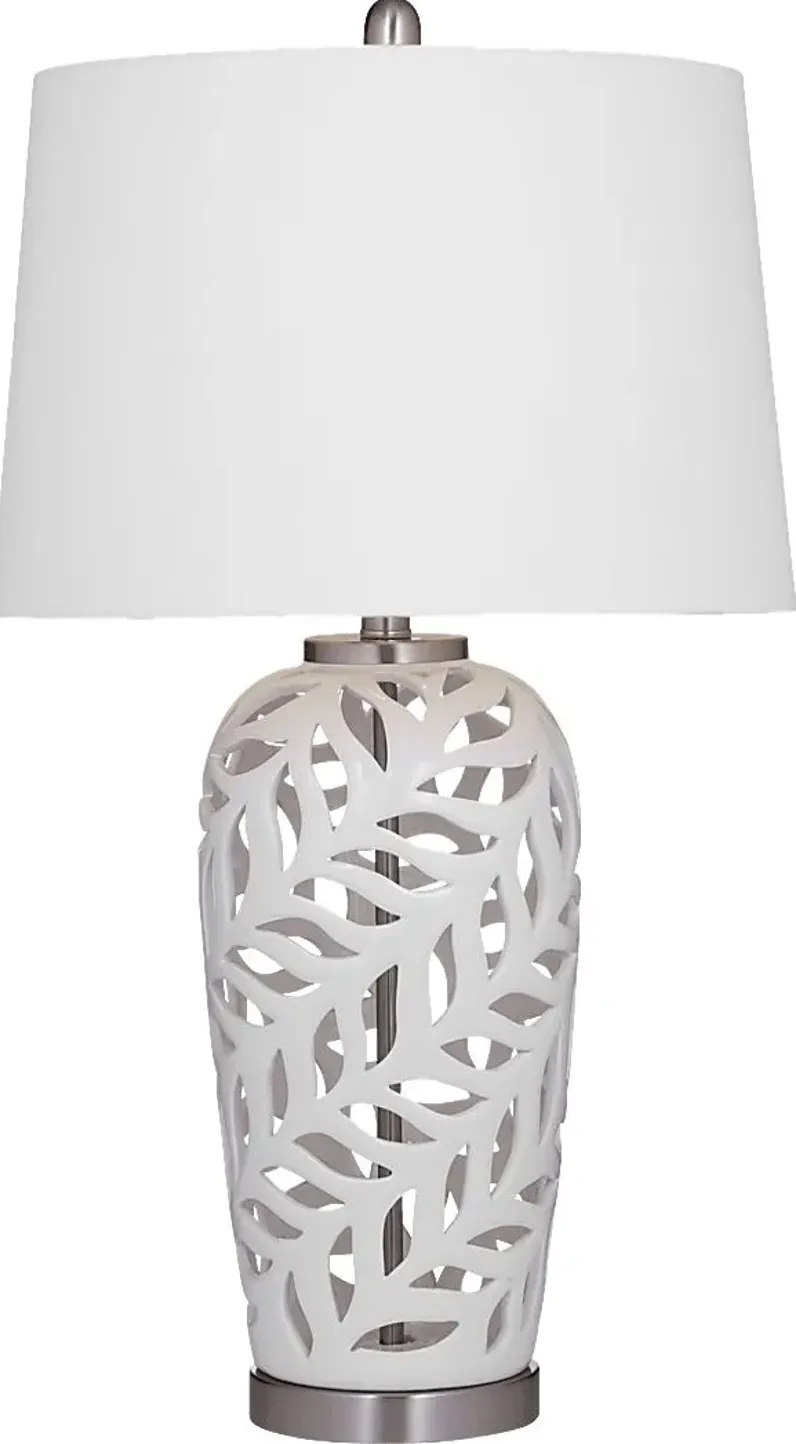 Trailside Court White Lamp