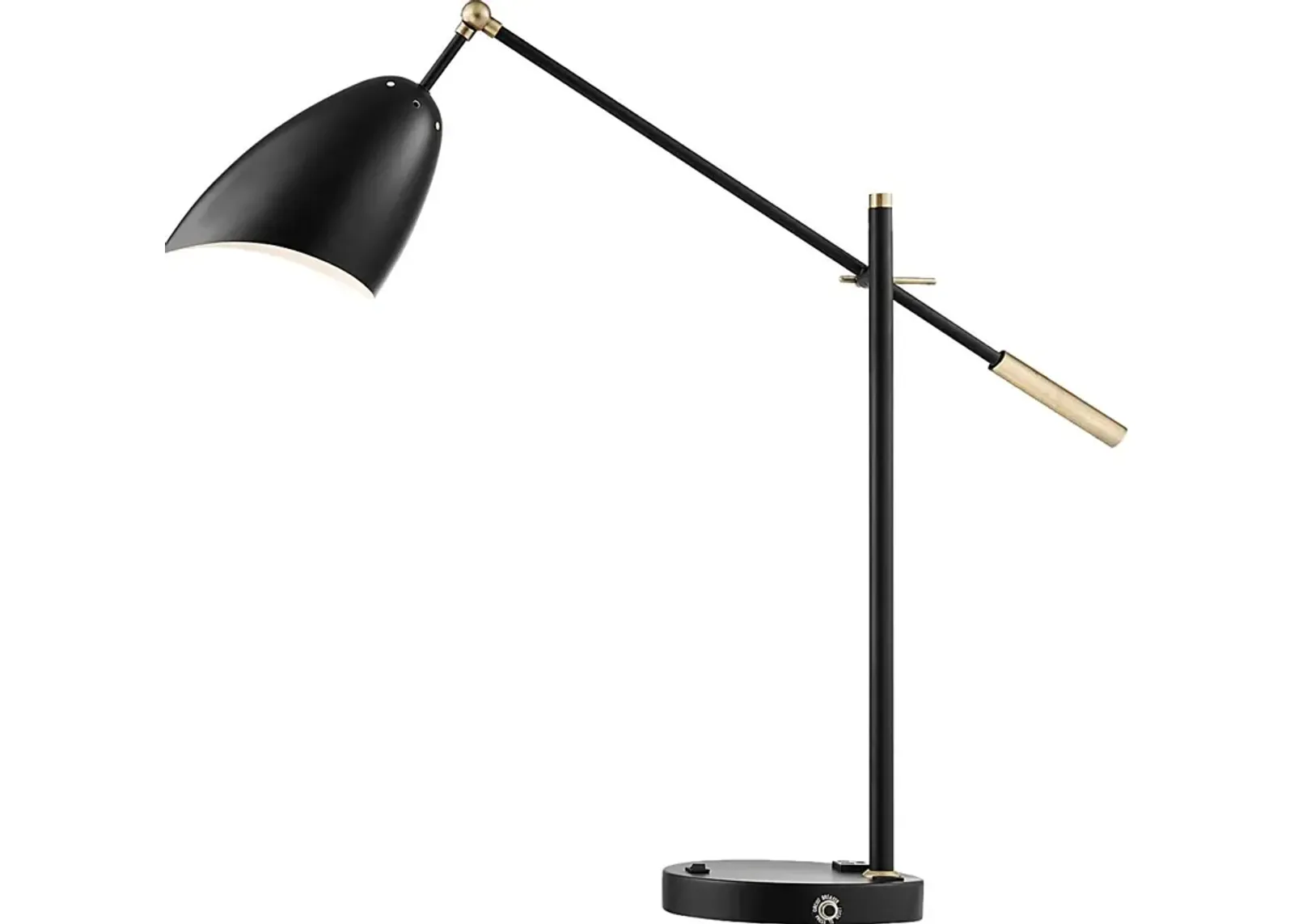 Florentine Court Black Table Lamp