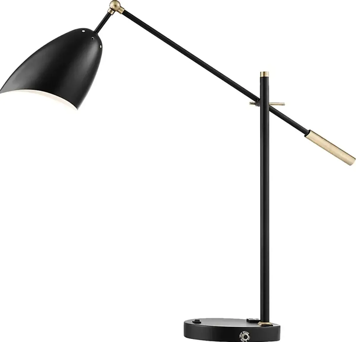 Florentine Court Black Table Lamp