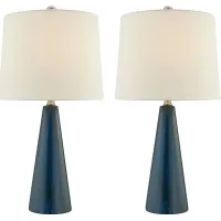 Varn Lane Blue Lamp, Set of 2