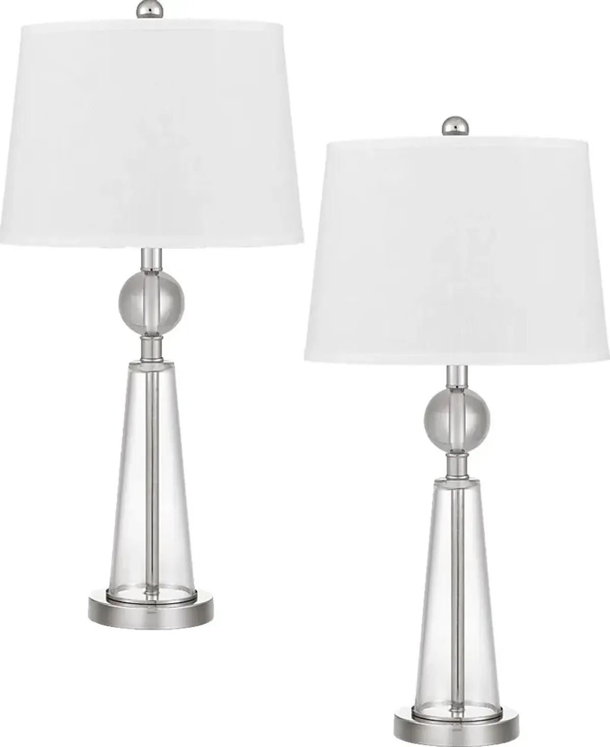 Sonjo Lake Clear Lamp, Set of 2