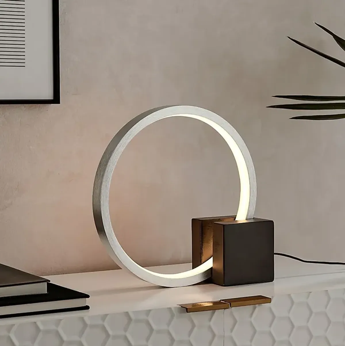 Knoll Bend Charcoal Lamp