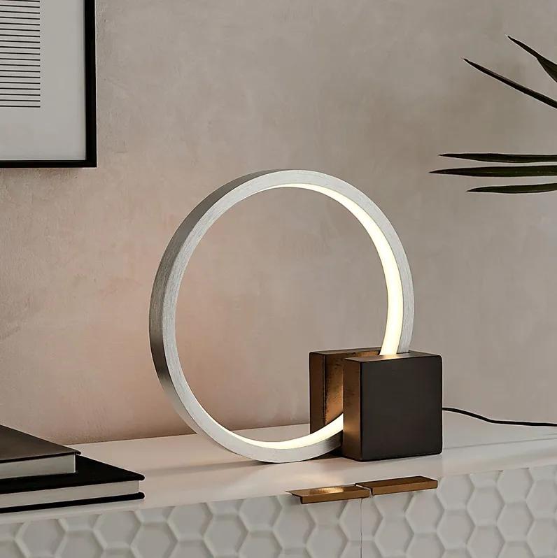 Knoll Bend Charcoal Lamp