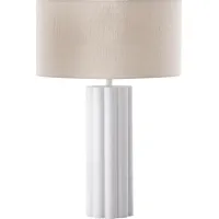 Klauda White Table Lamp