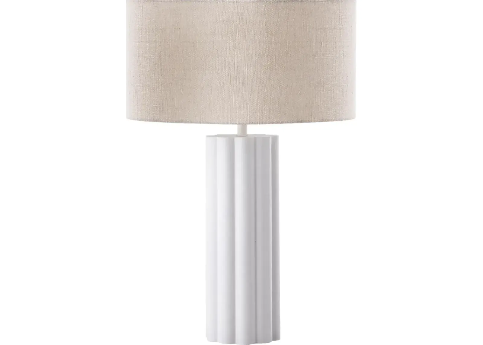 Klauda White Table Lamp