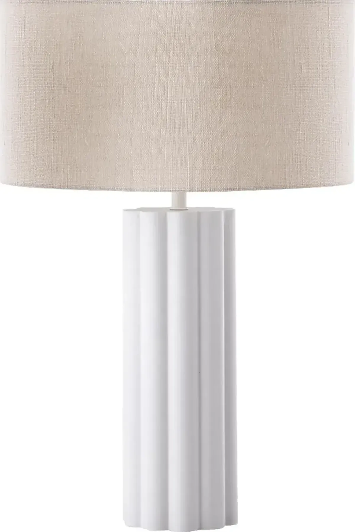 Klauda White Table Lamp