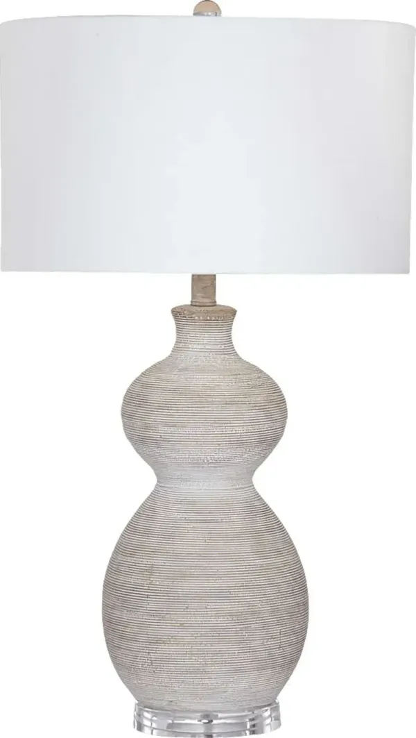 Dacca Estates Beige Lamp