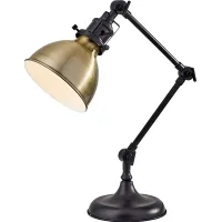 Lakeside Circle Bronze Lamp