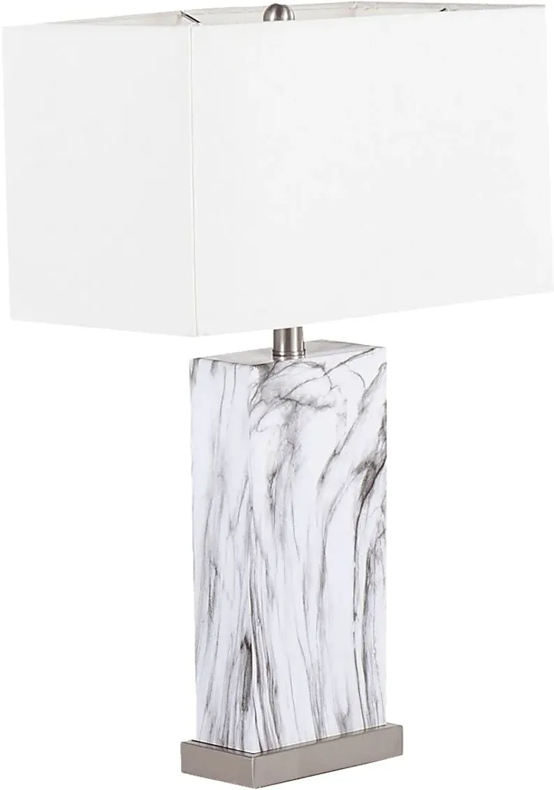 Audane White Table Lamp