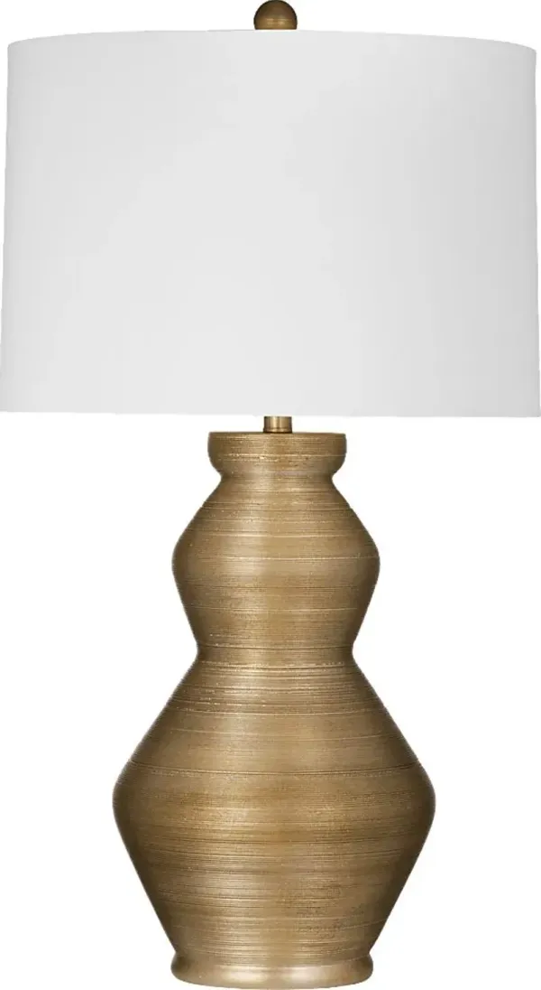 Caladium Creek Gold Lamp