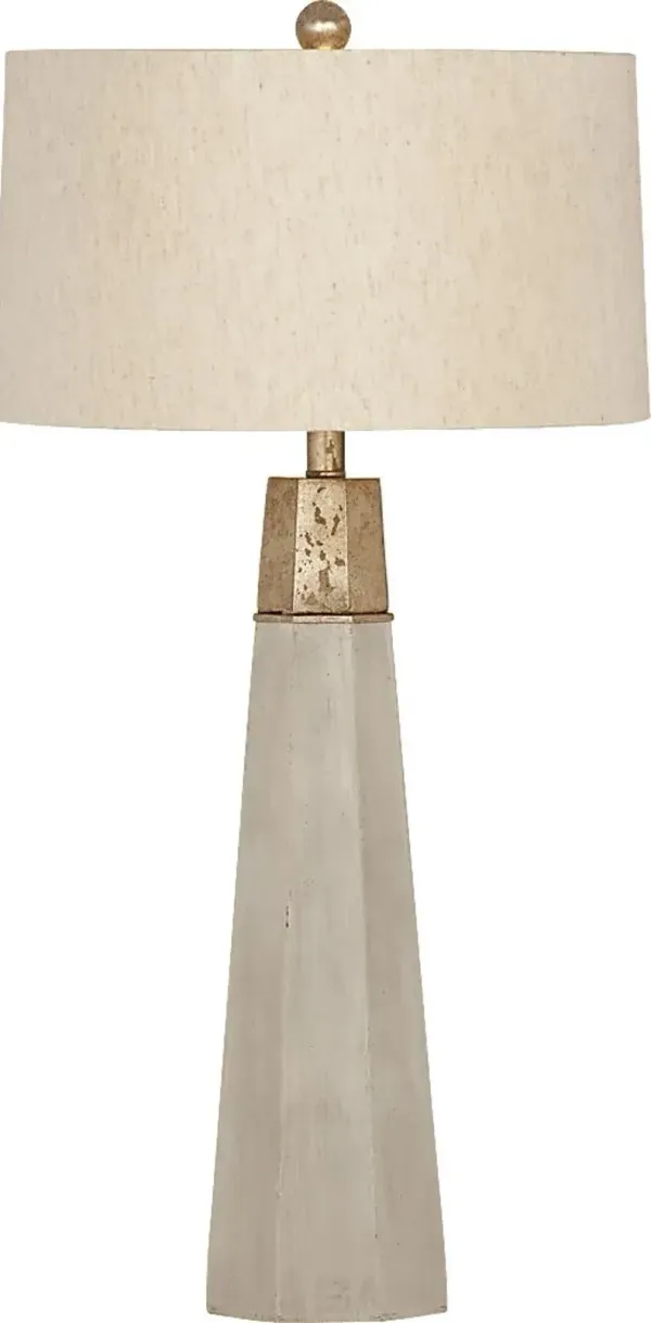 Encinitas Drive Gray Lamp