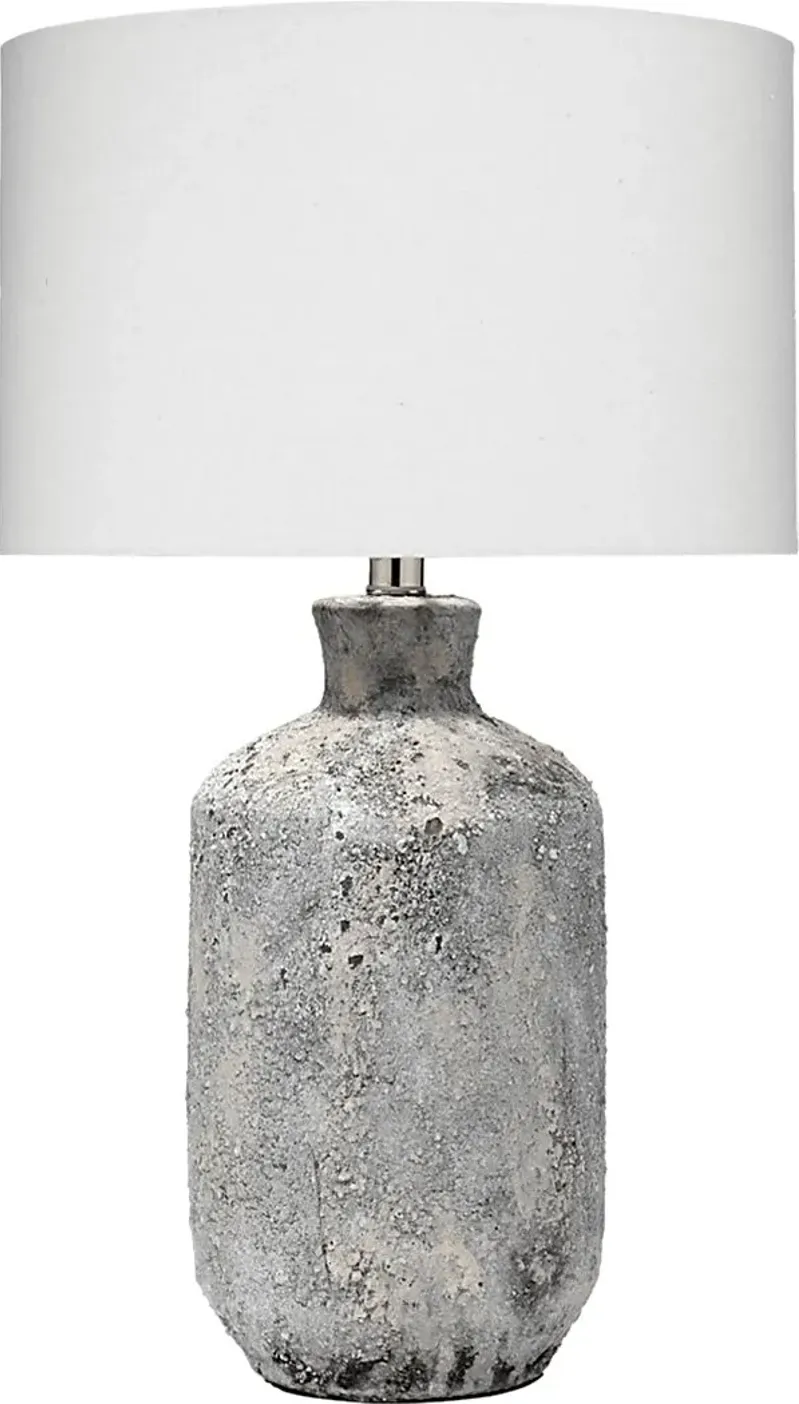 Zinnia Road Gray Lamp