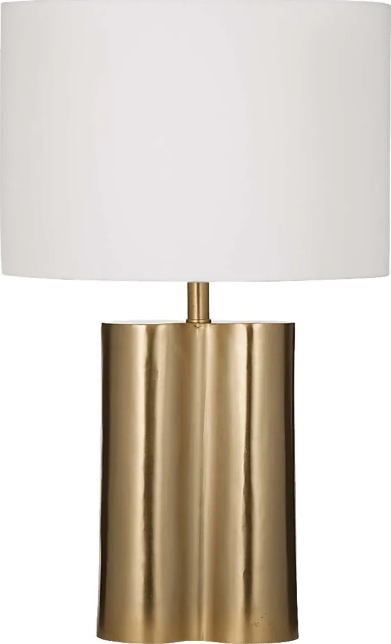 Sabal Avenue Gold Lamp