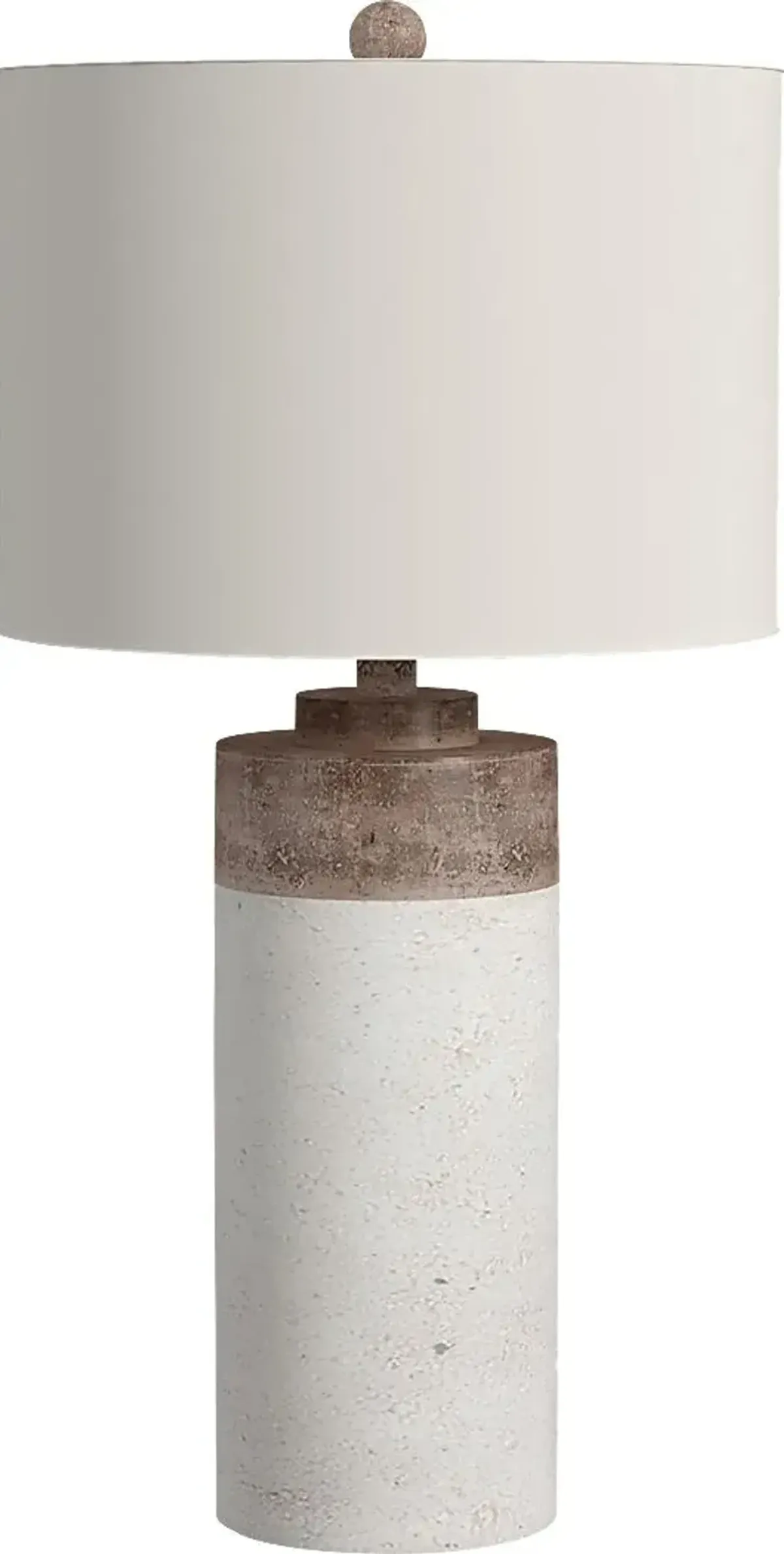 Pagosa Edge White Lamp