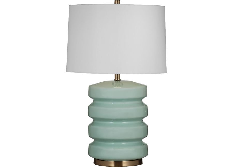 Firemist Land Green Lamp