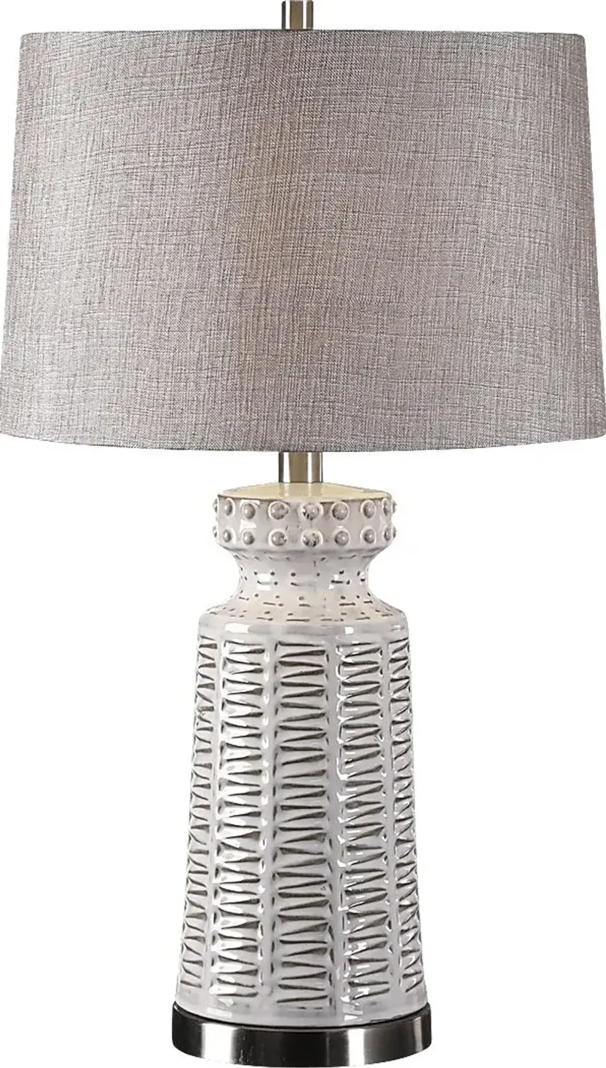 Brook Hollow White Lamp