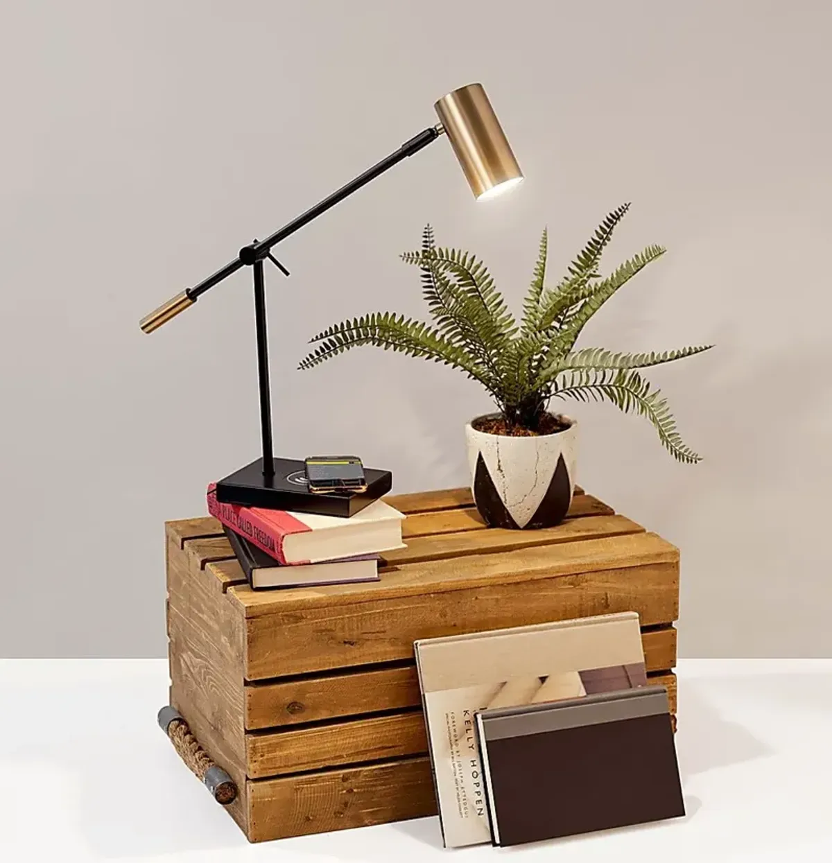 Castelar Brass Table Lamp