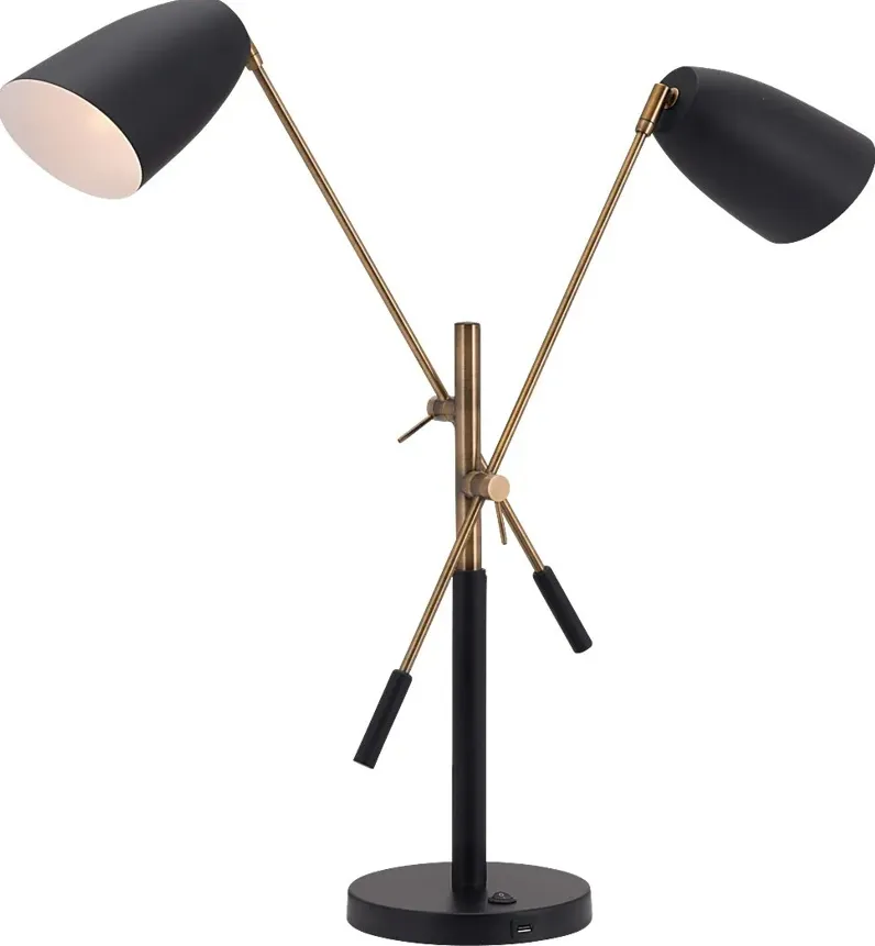 Losinto Lane Black Lamp