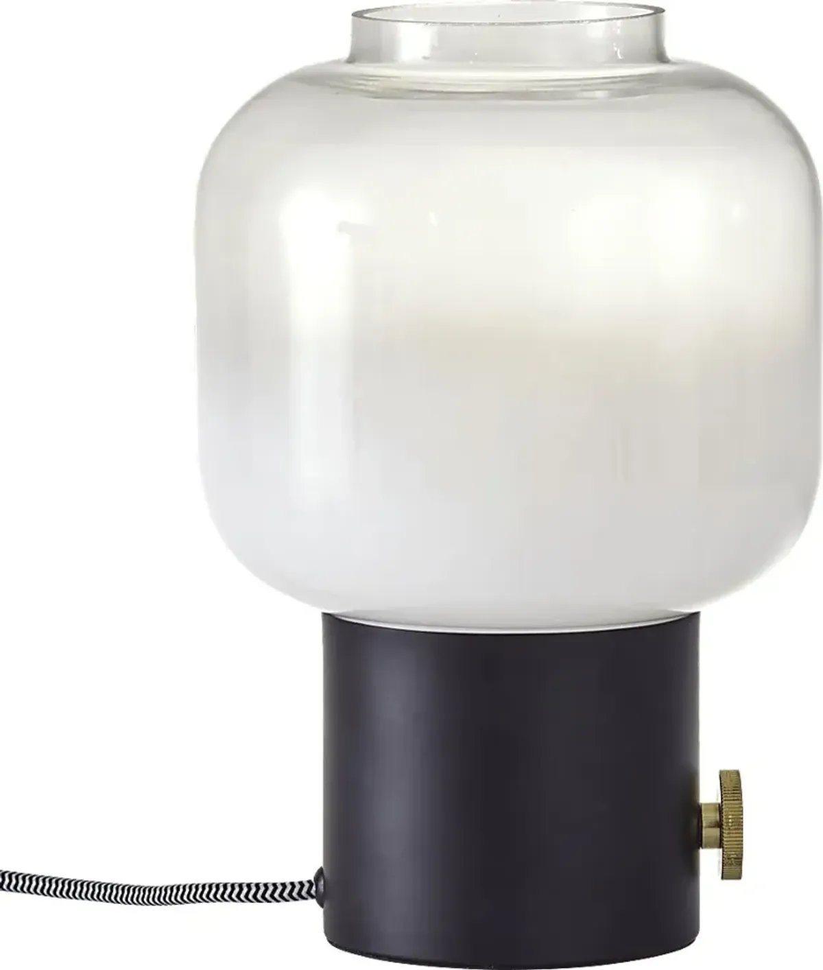 Hadan Black Table Lamp