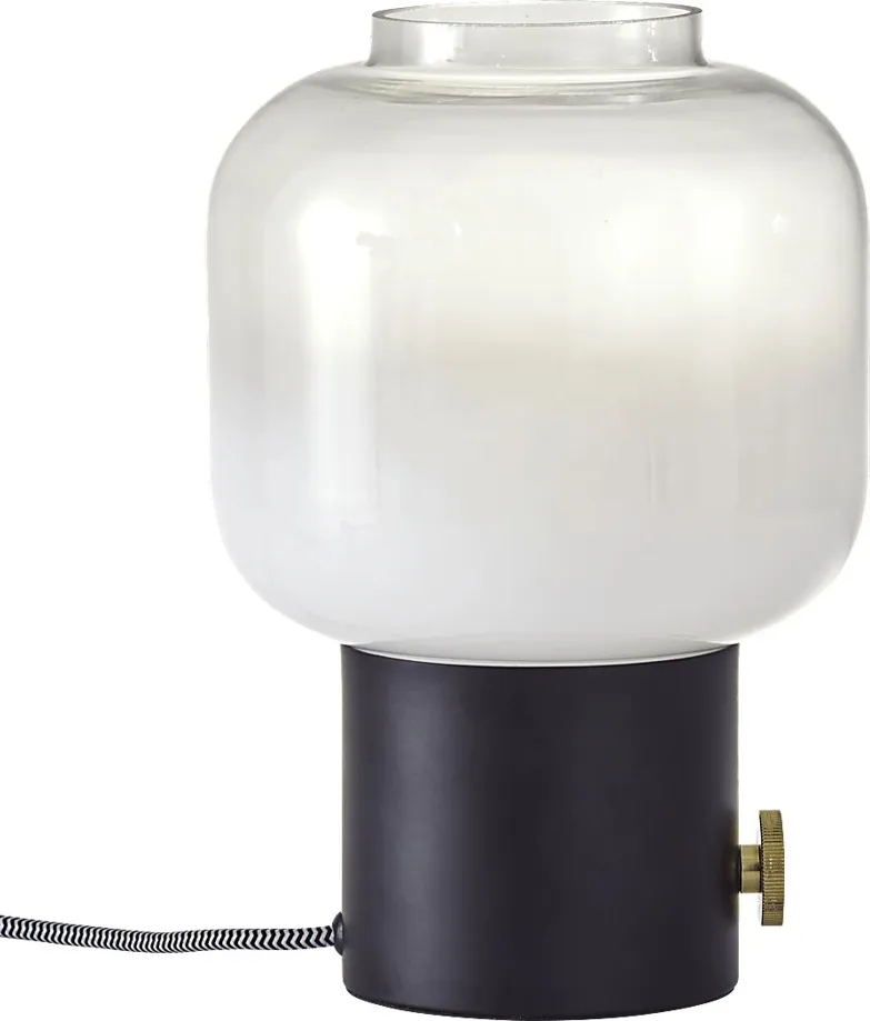 Hadan Black Table Lamp