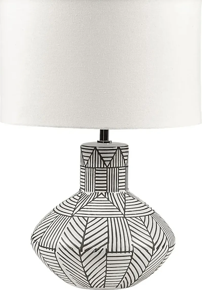 Ambre Lake White Lamp