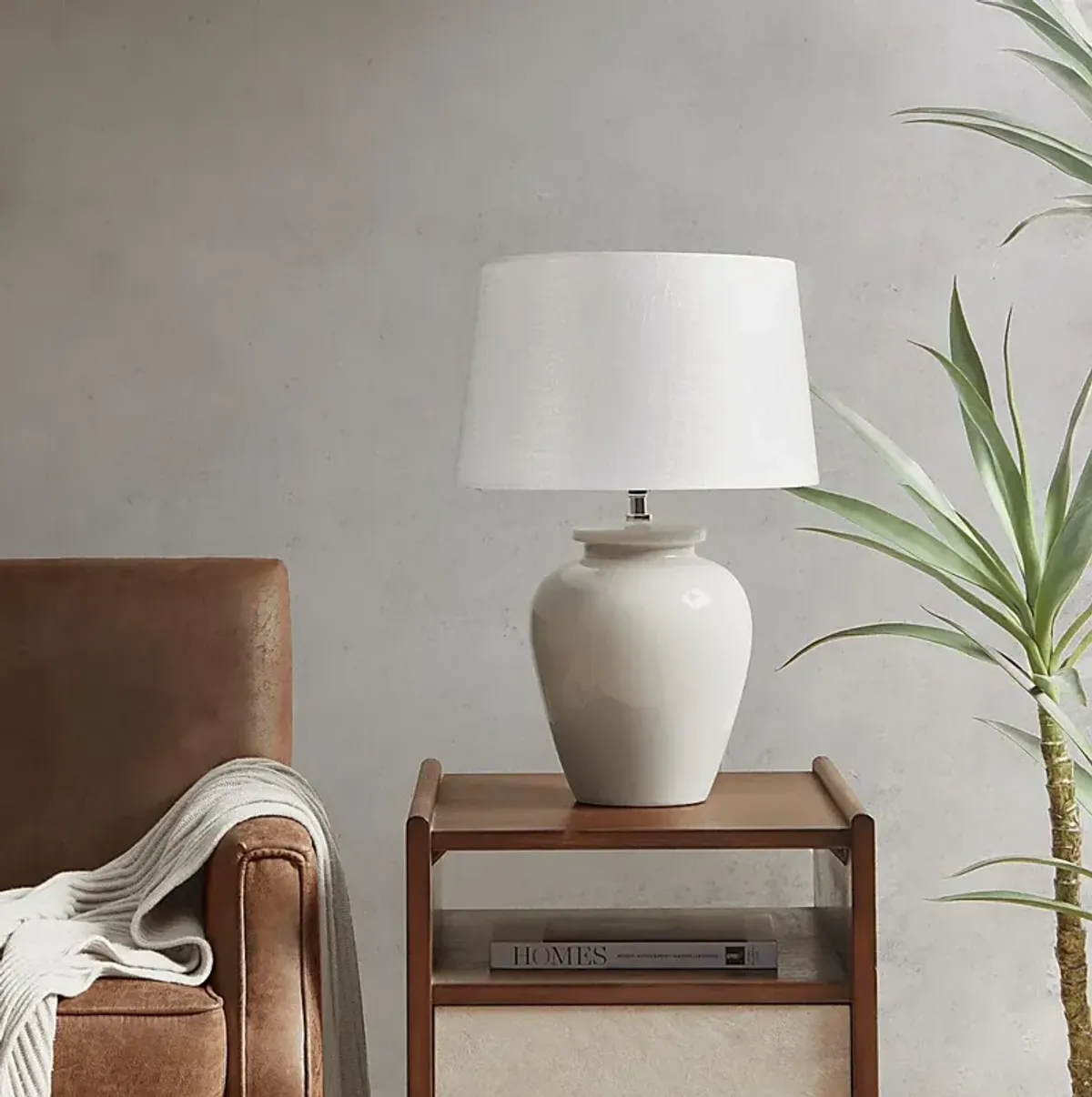 Canosa Island Cream Lamp