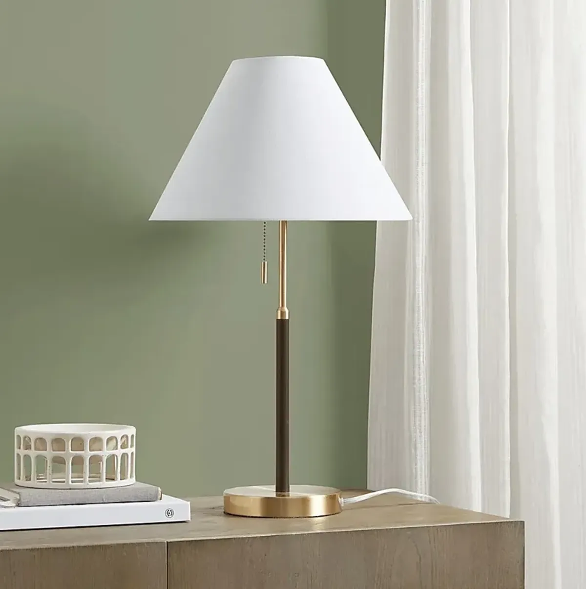 Torrey Point Brown Lamp