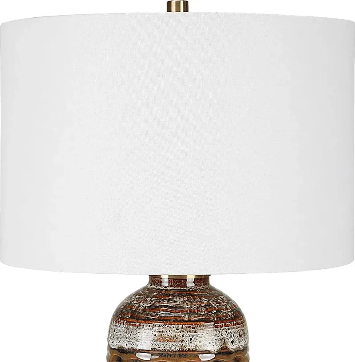 Caleb Reef Brown Lamp