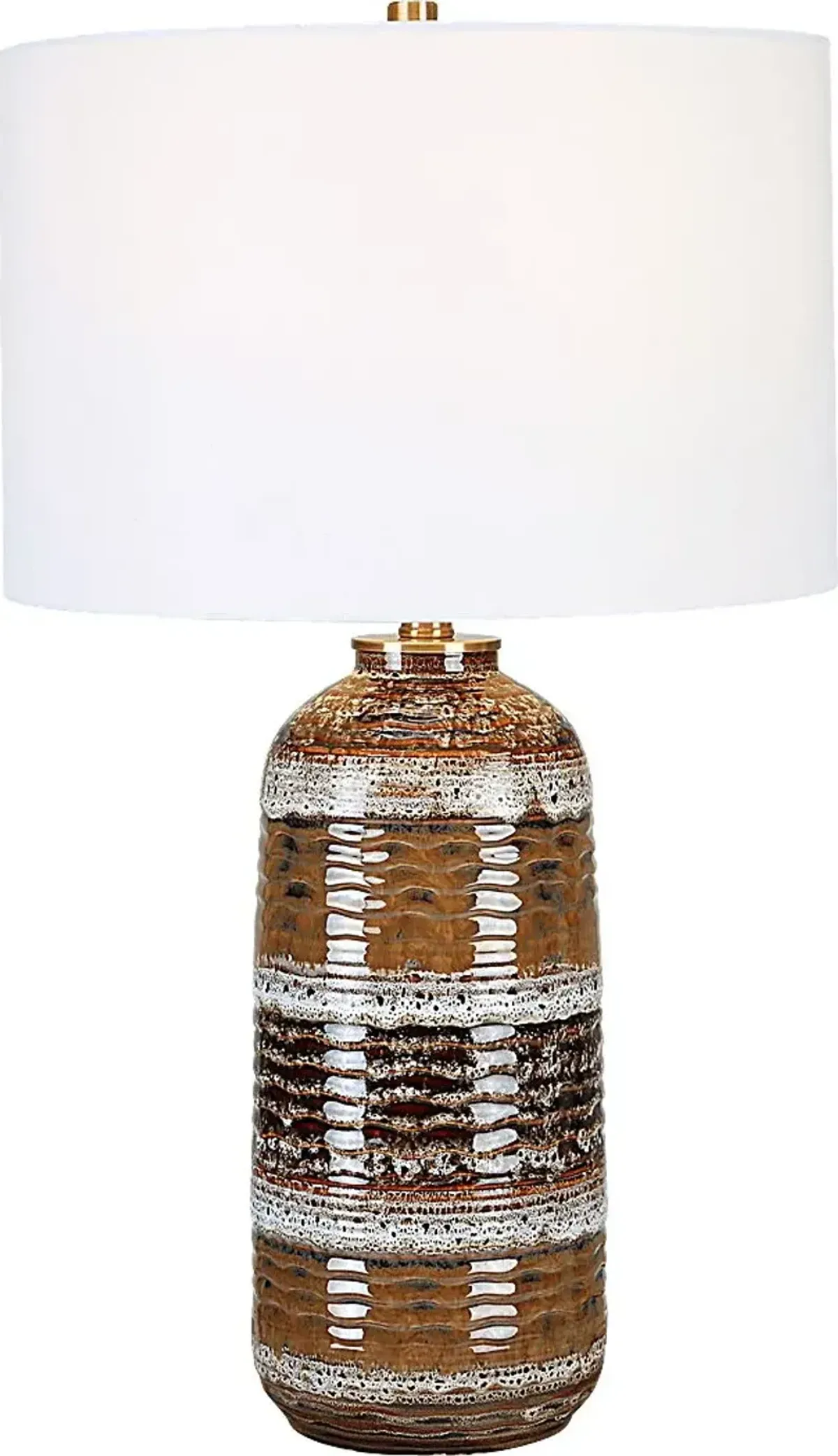 Caleb Reef Brown Lamp