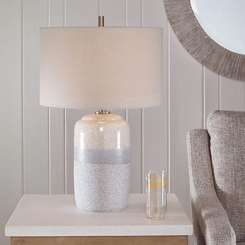 Asher Edge Gray Lamp