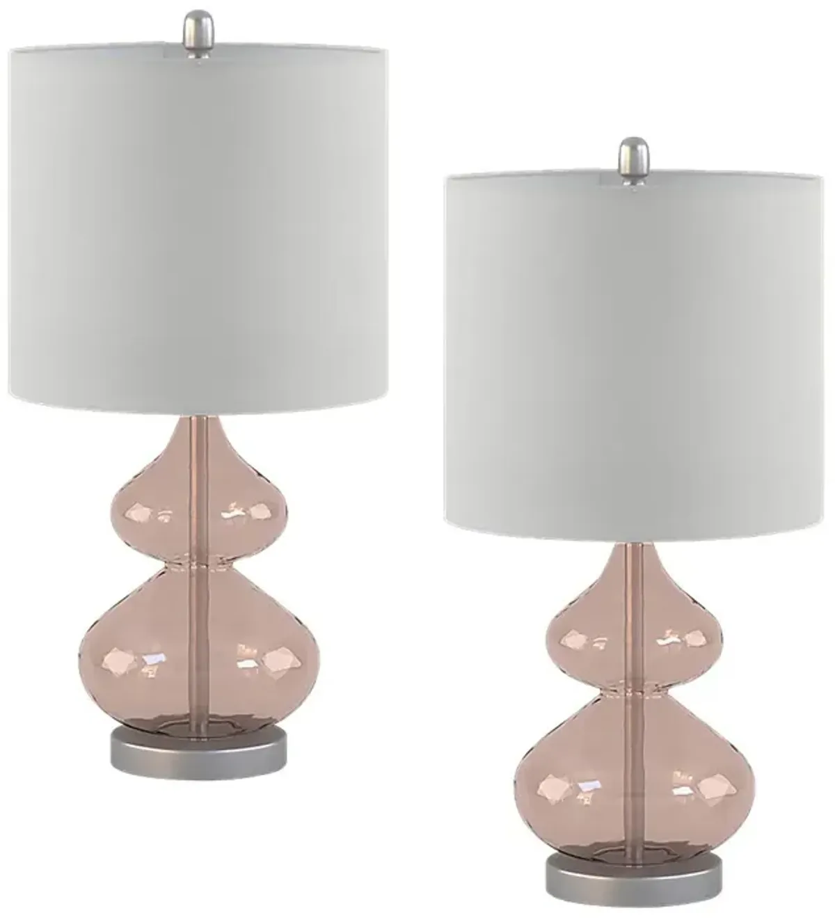 Elmsgrove Pink Lamp, Set of 2