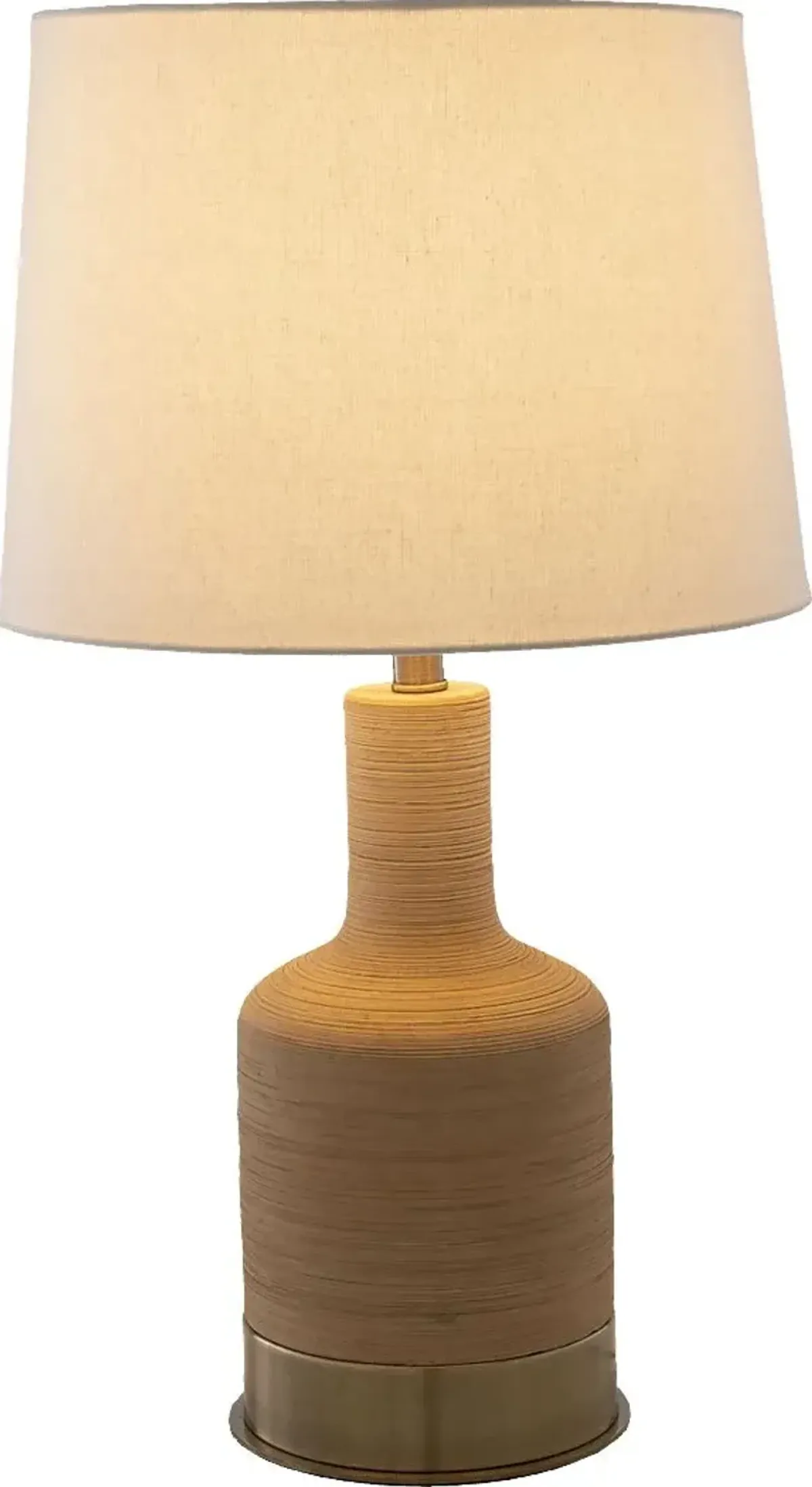 Sagner Oaks Tan Lamp