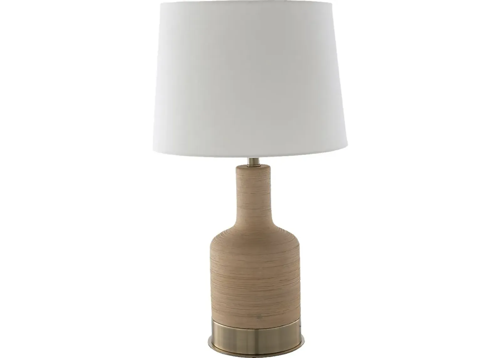 Sagner Oaks Tan Lamp