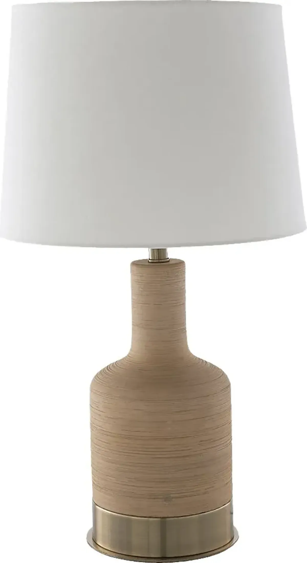 Sagner Oaks Tan Lamp