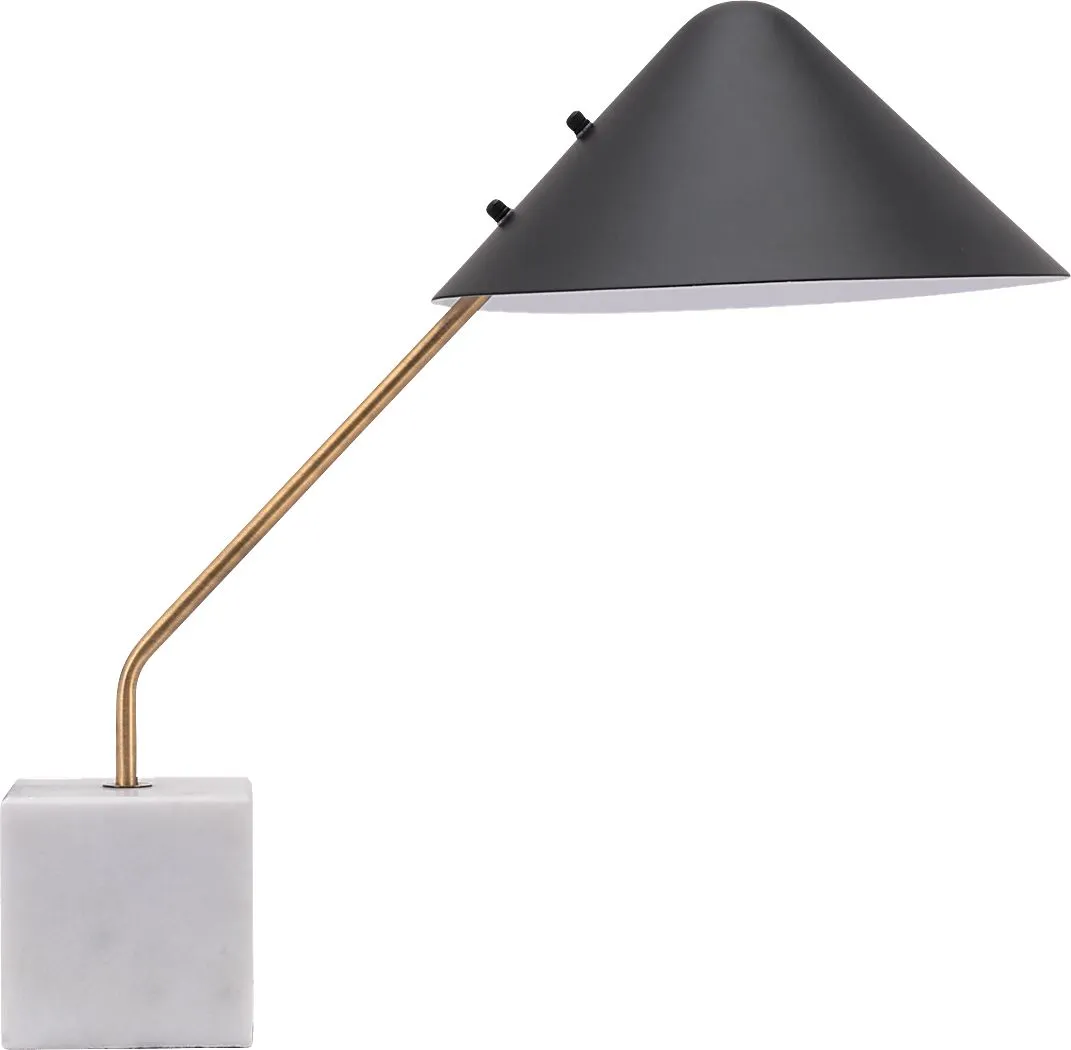 Cliff Point Black Lamp