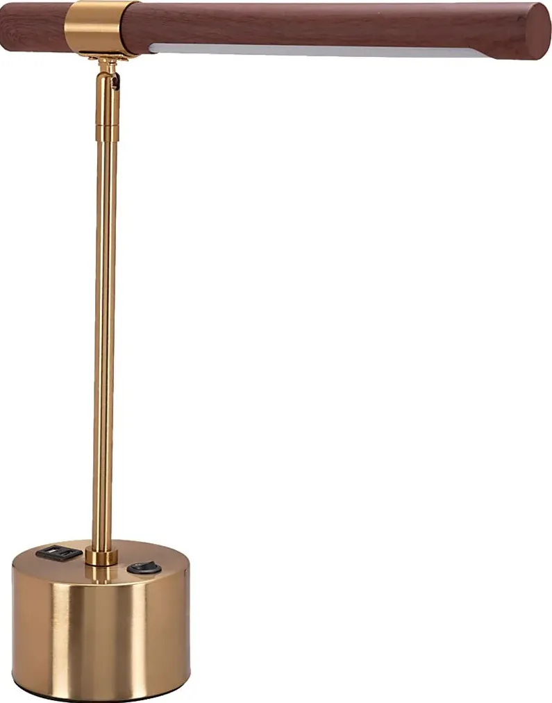 Riddle Lane Brass Lamp