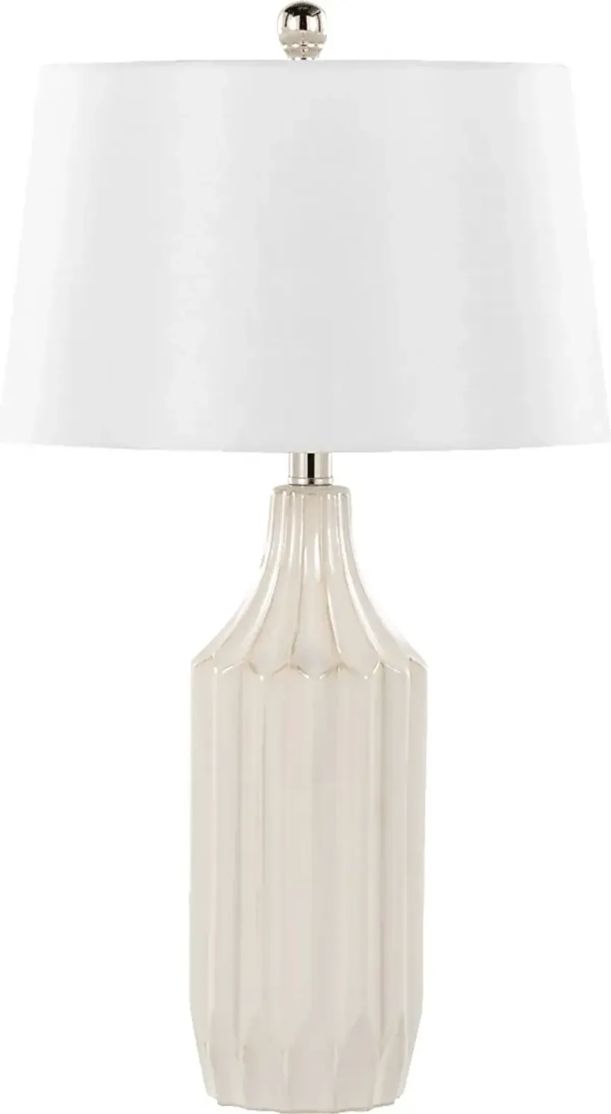 Keswick Land Cream Lamp