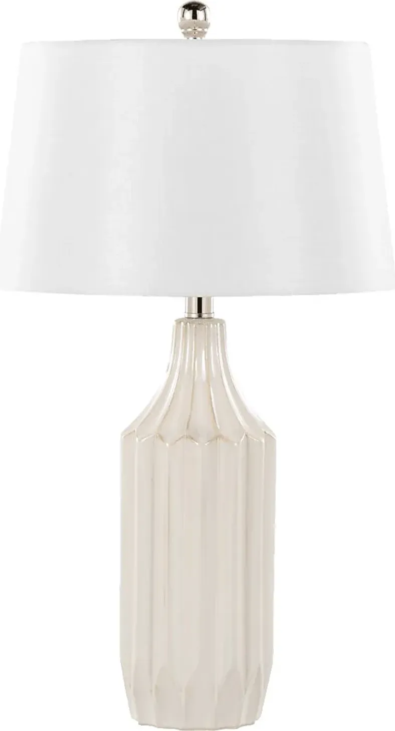 Keswick Land Cream Lamp