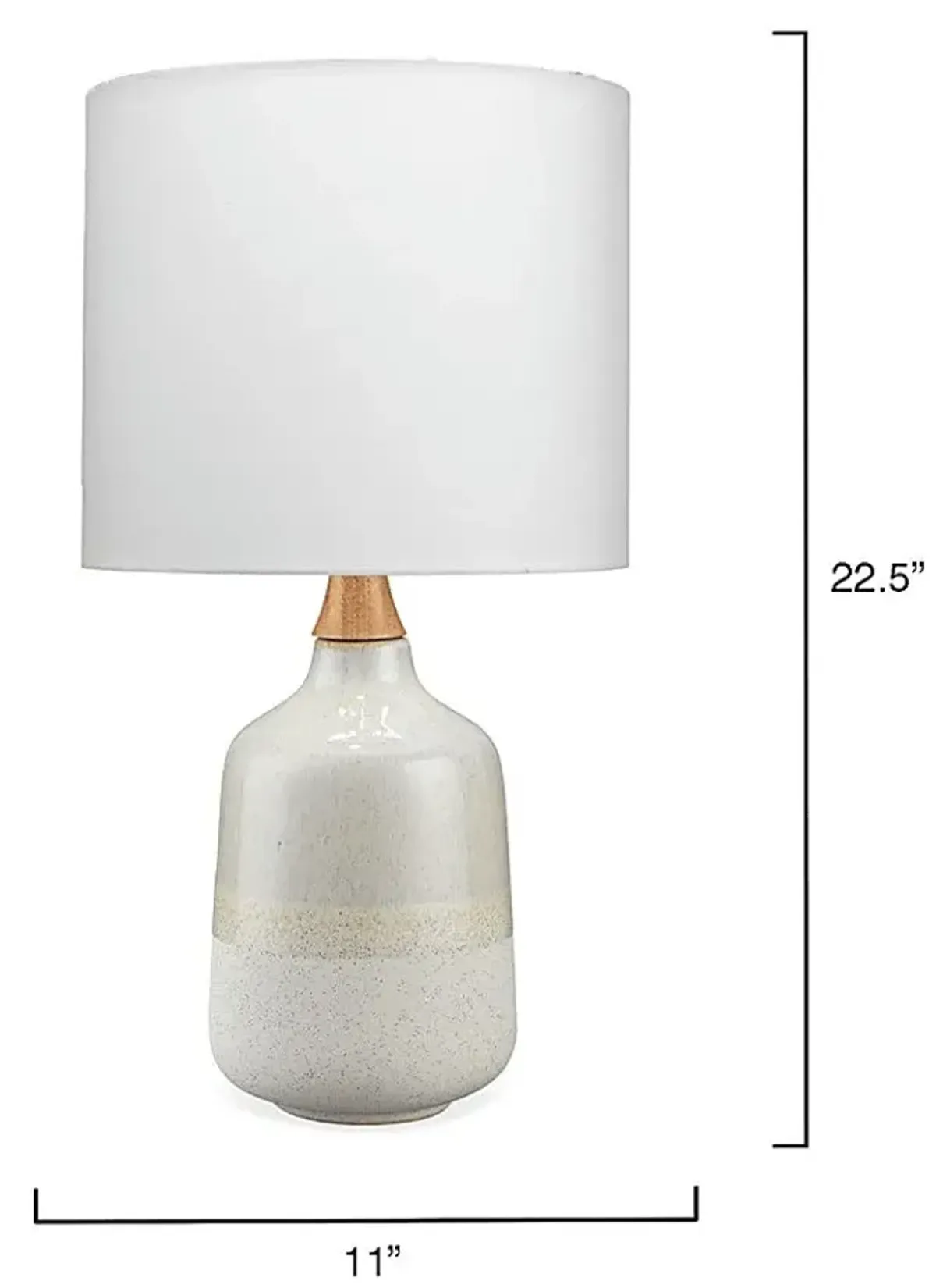 Vyanna Court Cream Lamp