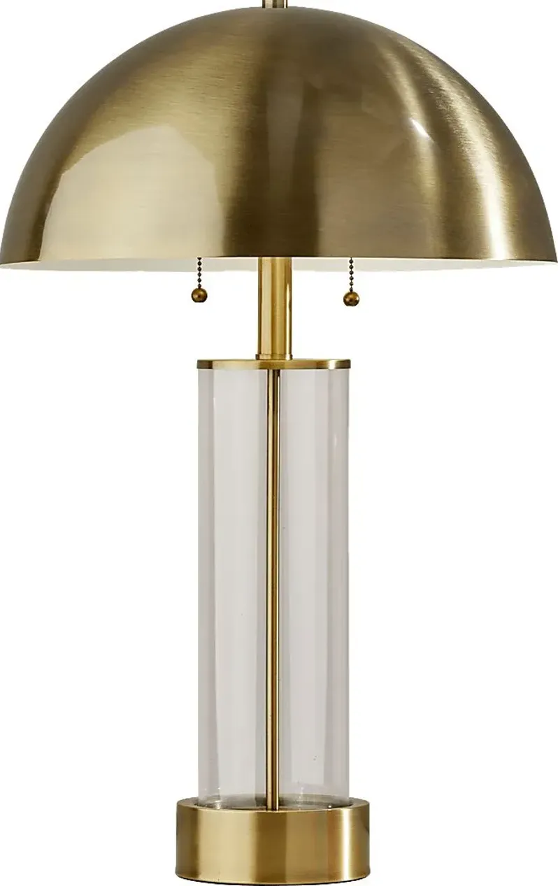 Fathom Boulevard Brass Lamp