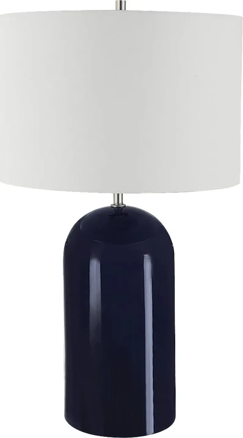 Zelar Shade Blue Lamp