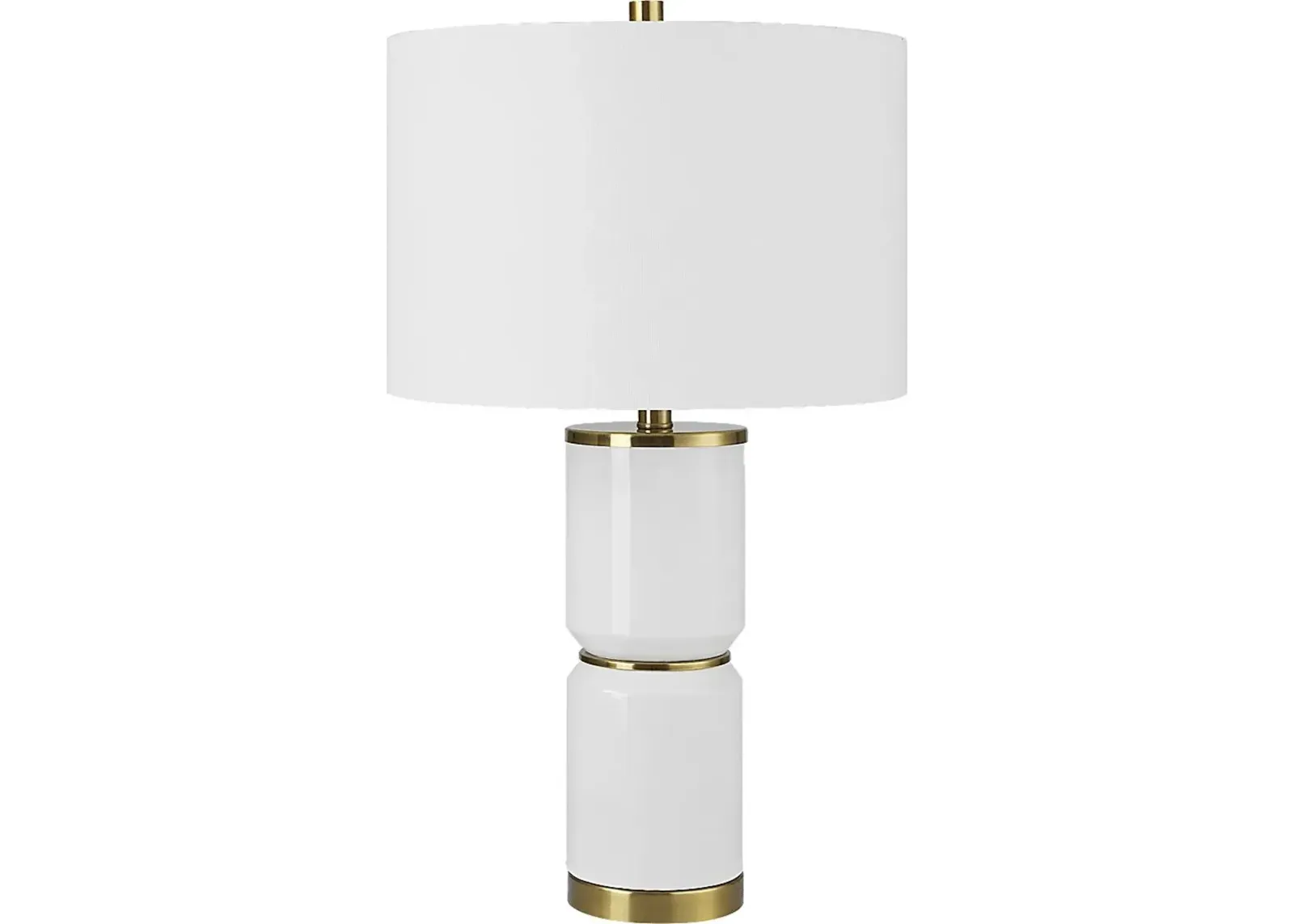 Valesca Circle White Lamp