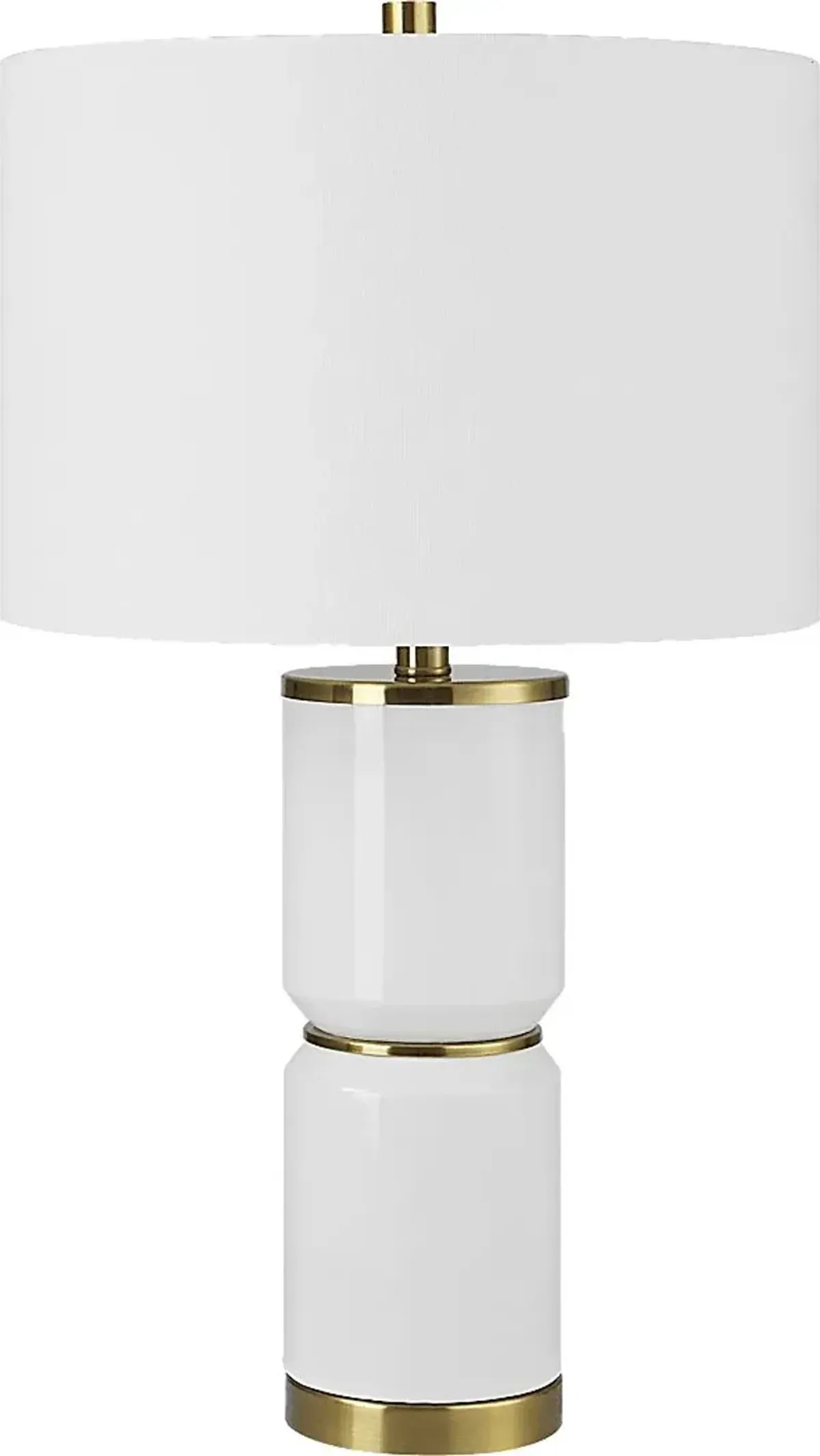 Valesca Circle White Lamp