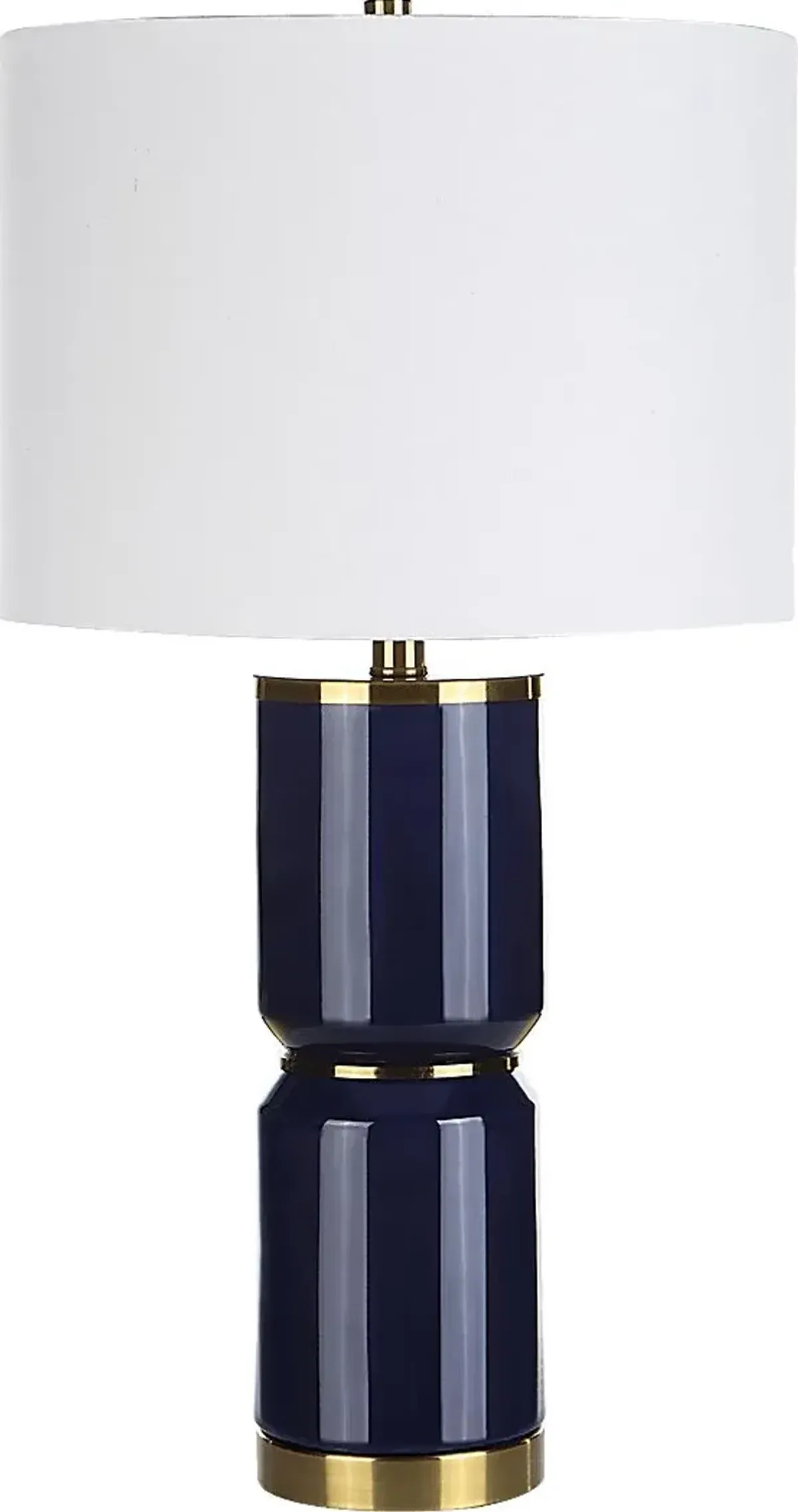 Valesca Circle Blue Lamp