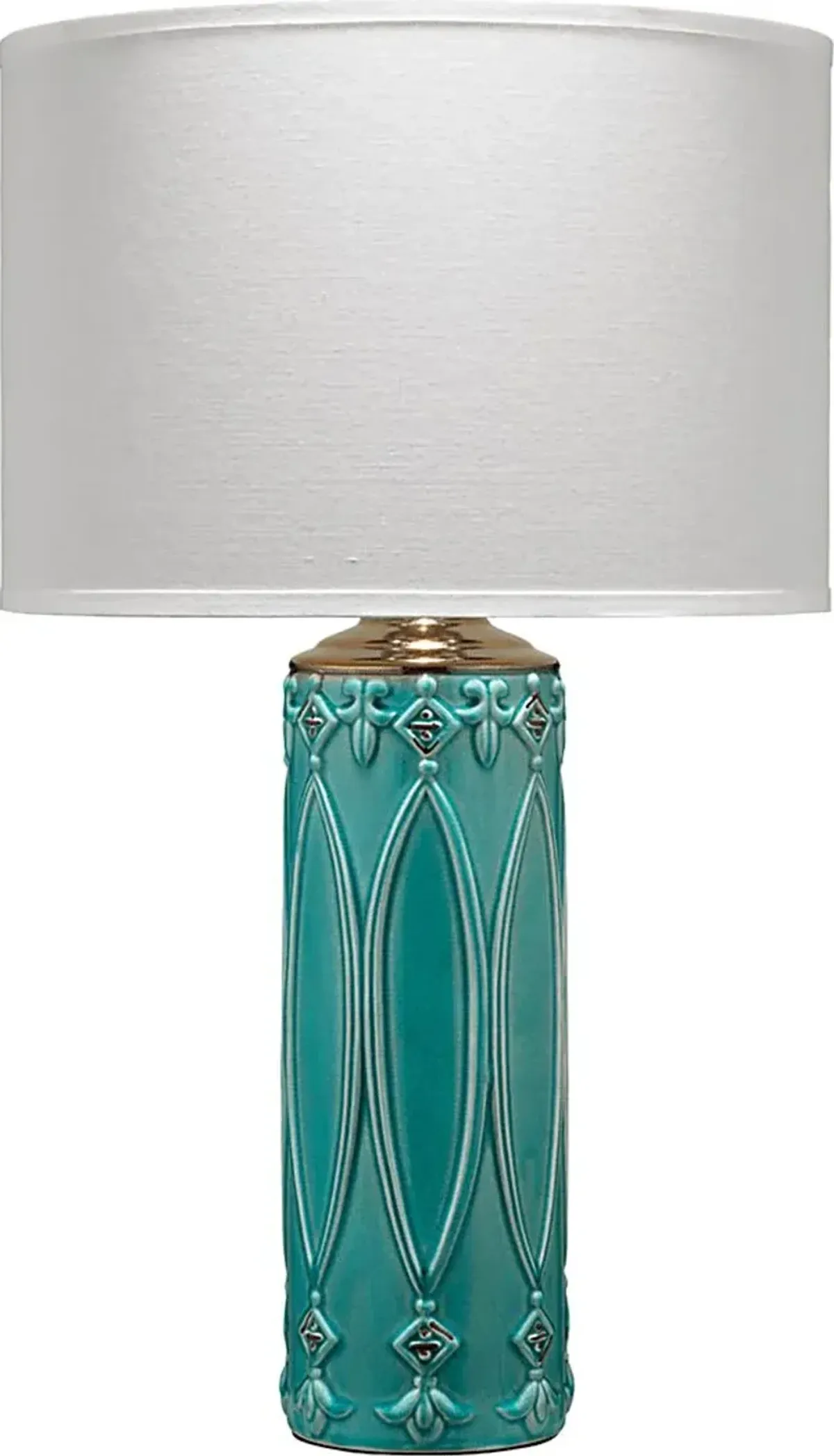 Ullman Way Turquoise Lamp