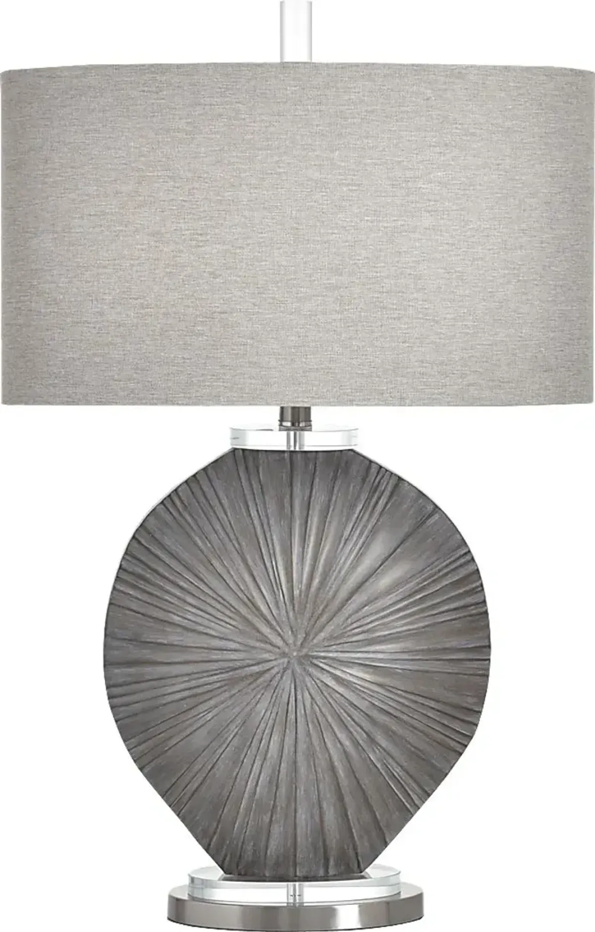 Burst Grove Gray Table Lamp
