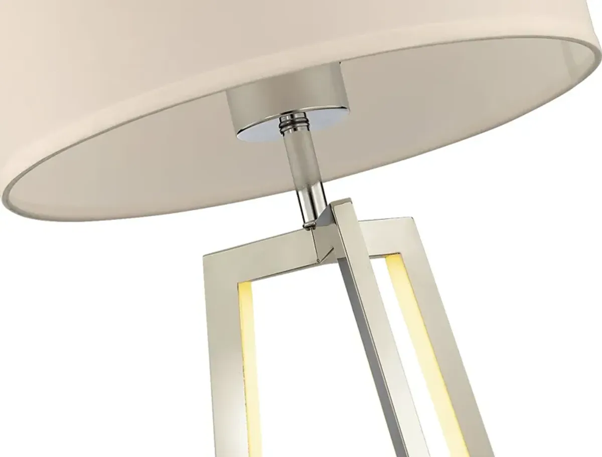 Oxnard Way Silver Lamp