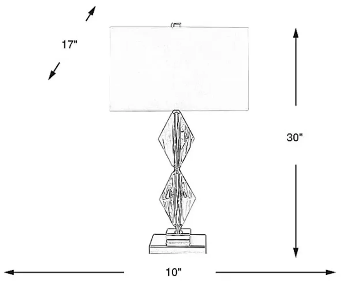 Mahler Place Gray Table Lamp