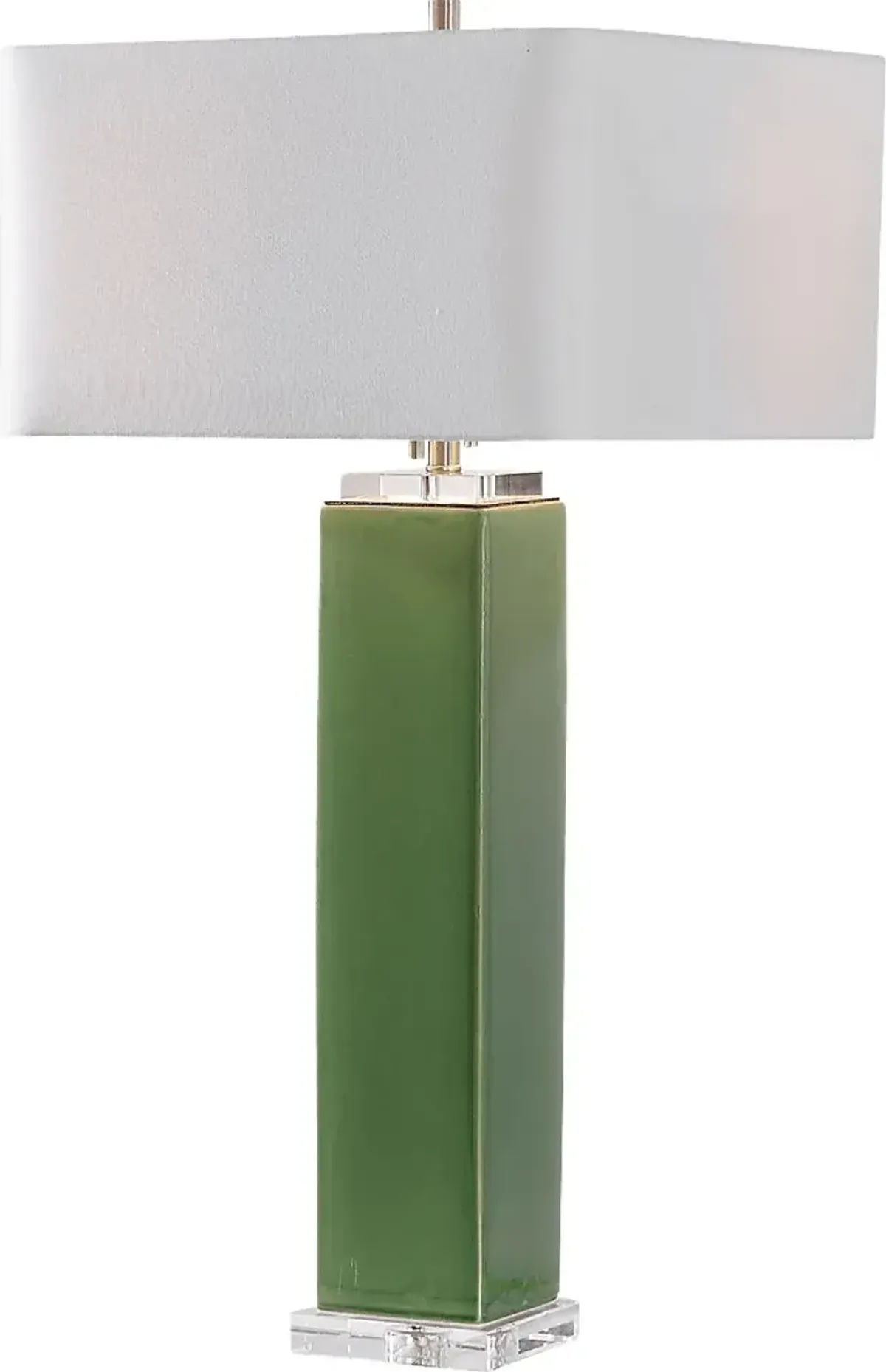 Zion Boulevard Green Lamp