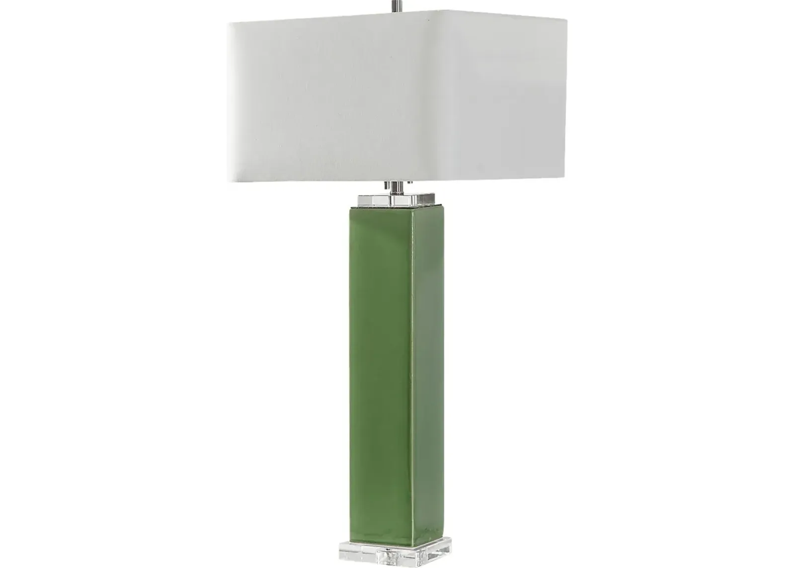 Zion Boulevard Green Lamp